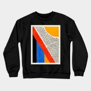 Mid Century Abstract Landscape | Bauhaus Edition Crewneck Sweatshirt